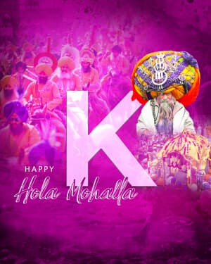 Special Alphabet - Hola Mohalla Facebook Poster