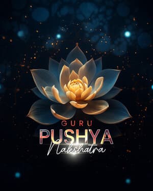 Exclusive Collection - Guru pushya nakshatra illustration
