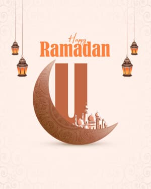 Premium Alphabet - Ramadan ad post