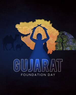 Exclusive Collection - Gujarat Foundation Day event poster