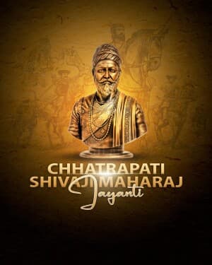 Exclusive Collection - Chhatrapati Shivaji Maharaj Jayanti illustration