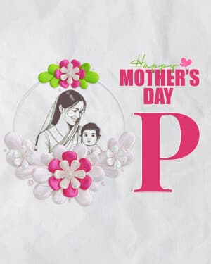 Alphabet - Mother's Day poster Maker
