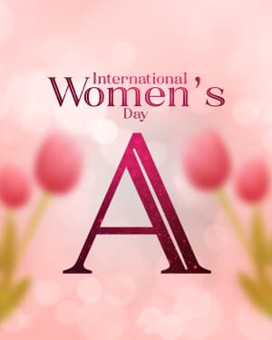 Special Alphabet - International Women's Day post