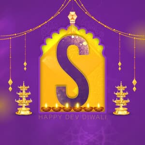 Dev Diwali  Special Theme greeting image