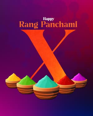 Basic Alphabet - Rang Panchami festival image