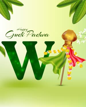 Special Alphabet - Gudi Padwa banner