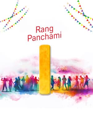 Special Alphabet - Rang Panchami marketing poster