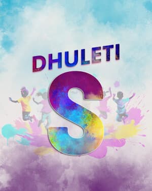 Premium Alphabet - Dhuleti event poster