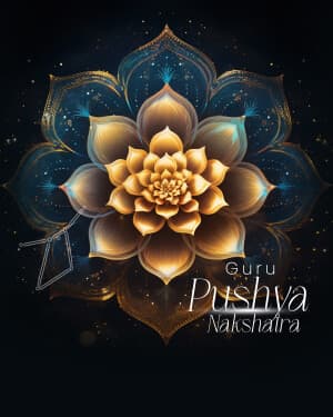 Exclusive Collection - Guru pushya nakshatra event poster