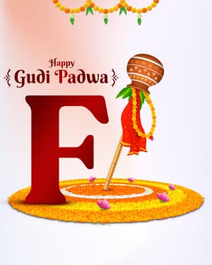 Special Alphabet - Gudi Padwa advertisement banner