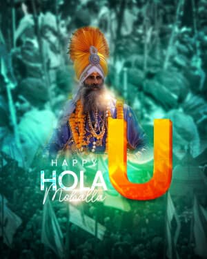 Premium Alphabet - Hola Mohalla ad post