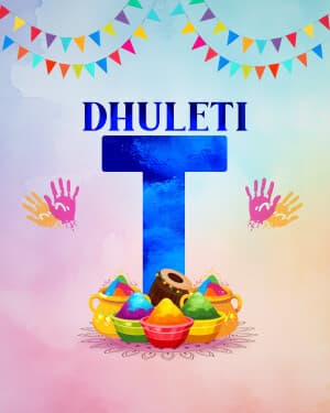Premium Alphabet - Dhuleti poster