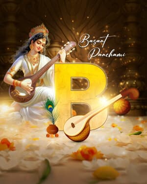 Vasant Panchami - Exclusive Alphabet post