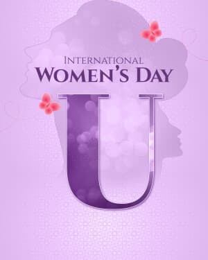 Special Alphabet - International Women's Day advertisement banner