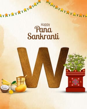 Special Alphabet - Pana Sankranti banner