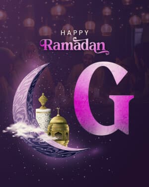 Special Alphabet -  Ramadan advertisement banner