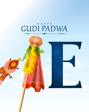 Premium Alphabet - Gudi Padwa festival image