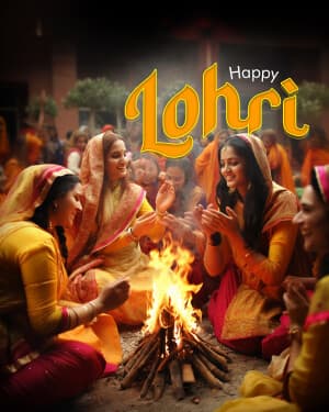 Exclusive Collection of Lohri event poster