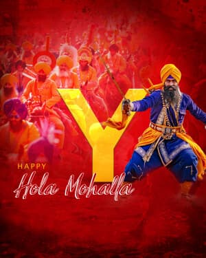 Special Alphabet - Hola Mohalla post