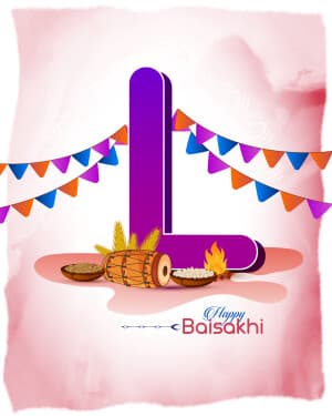 Basic Alphabet - Baisakhi creative image