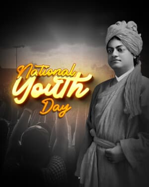 Exclusive Collection of National Youth Day flyer