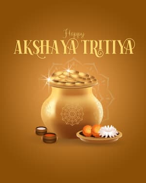 Akshaya Tritiya - Exclusive Collection marketing flyer