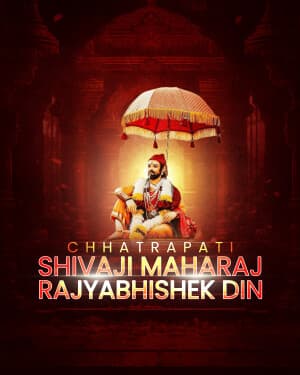 Exclusive Collection - Shivaji Maharaj Rajyabhishek Din graphic