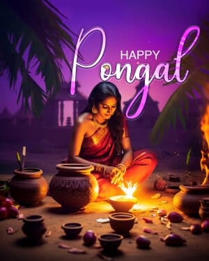 Exclusive Collection of Pongal event poster