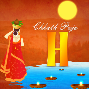 Chhath Puja Premium Theme greeting image