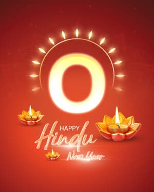 Basic Alphabet - Hindu New Year whatsapp status poster