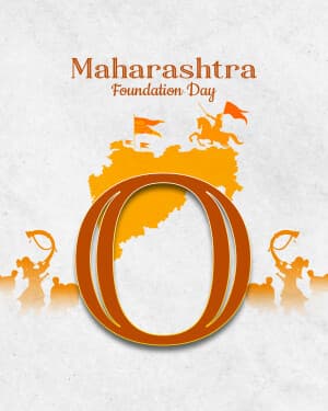 Basic Alphabet - Maharashtra Foundation Day graphic