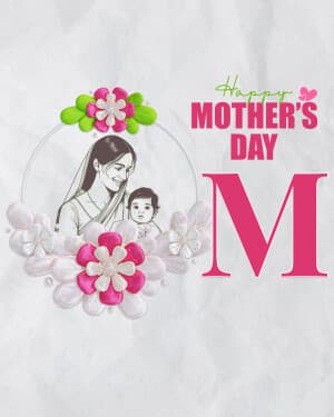 Alphabet - Mother's Day whatsapp status poster