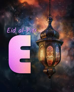 Exclusive Alphabet - Eid al Fitr festival image