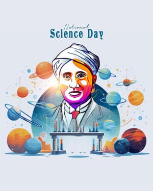 Exclusive Collection - National Science Day illustration