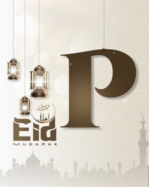 Basic Alphabet - Eid al Fitr poster Maker