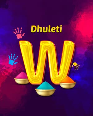 Special Alphabet - Dhuleti poster