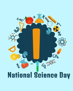 Special Alphabet - National Science Day illustration