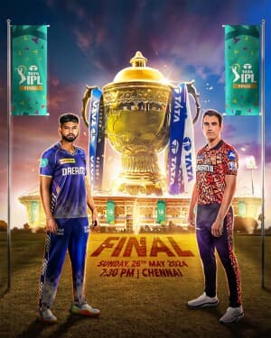 TATA IPL 2024 marketing flyer