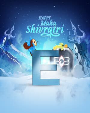 Basic Alphabet - Maha Shivaratri illustration