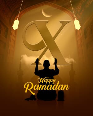 Special Alphabet -  Ramadan Instagram Post