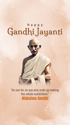 Gandhi Jayanti Insta Story image