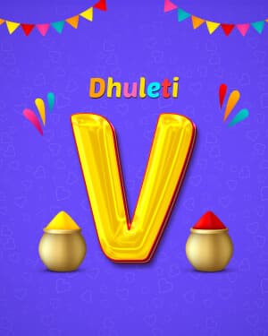 Special Alphabet - Dhuleti event poster