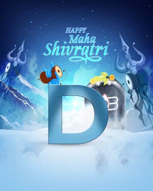 Basic Alphabet - Maha Shivaratri Facebook Poster