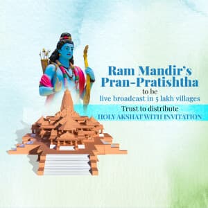 Ram Mandir Info marketing flyer