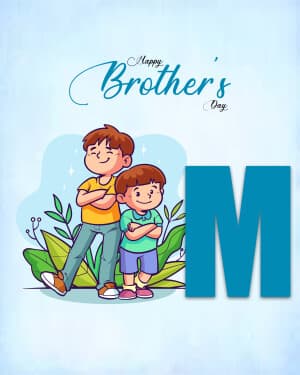 Basic Alphabet - Brother's Day banner