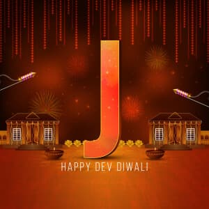 Dev Diwali  Premium Theme marketing poster