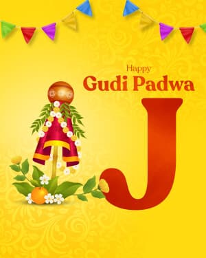 Special Alphabet - Gudi Padwa graphic