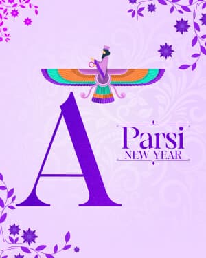 Basic Alphabet - Parsi New year Facebook Poster