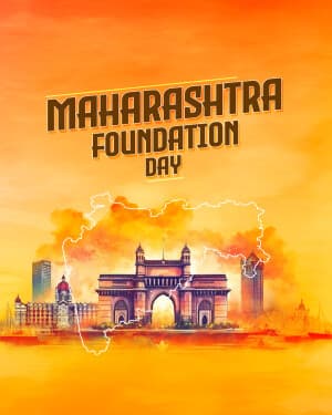 Exclusive Collection - Maharashtra Foundation Day event advertisement