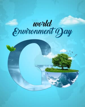 Basic Alphabet - World Environment Day ad post